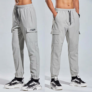 Gingham Hiking Trousers With Pockets And Ankle Trousers