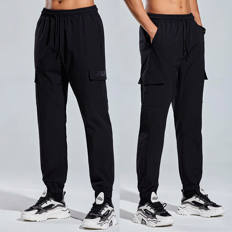 Gingham Hiking Trousers With Pockets And Ankle Trousers