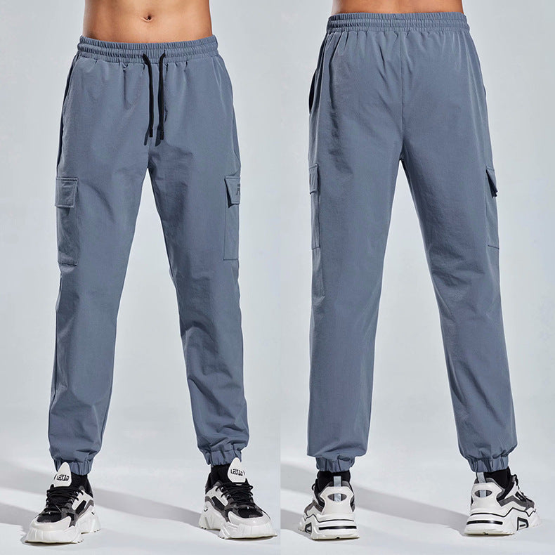 Gingham Hiking Trousers With Pockets And Ankle Trousers