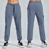 Gingham Hiking Trousers With Pockets And Ankle Trousers